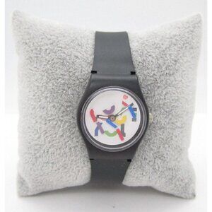 Vintage 1986 Women Bon Bon Quartz WR Analog‎ Dial Rotating Watch (F554)